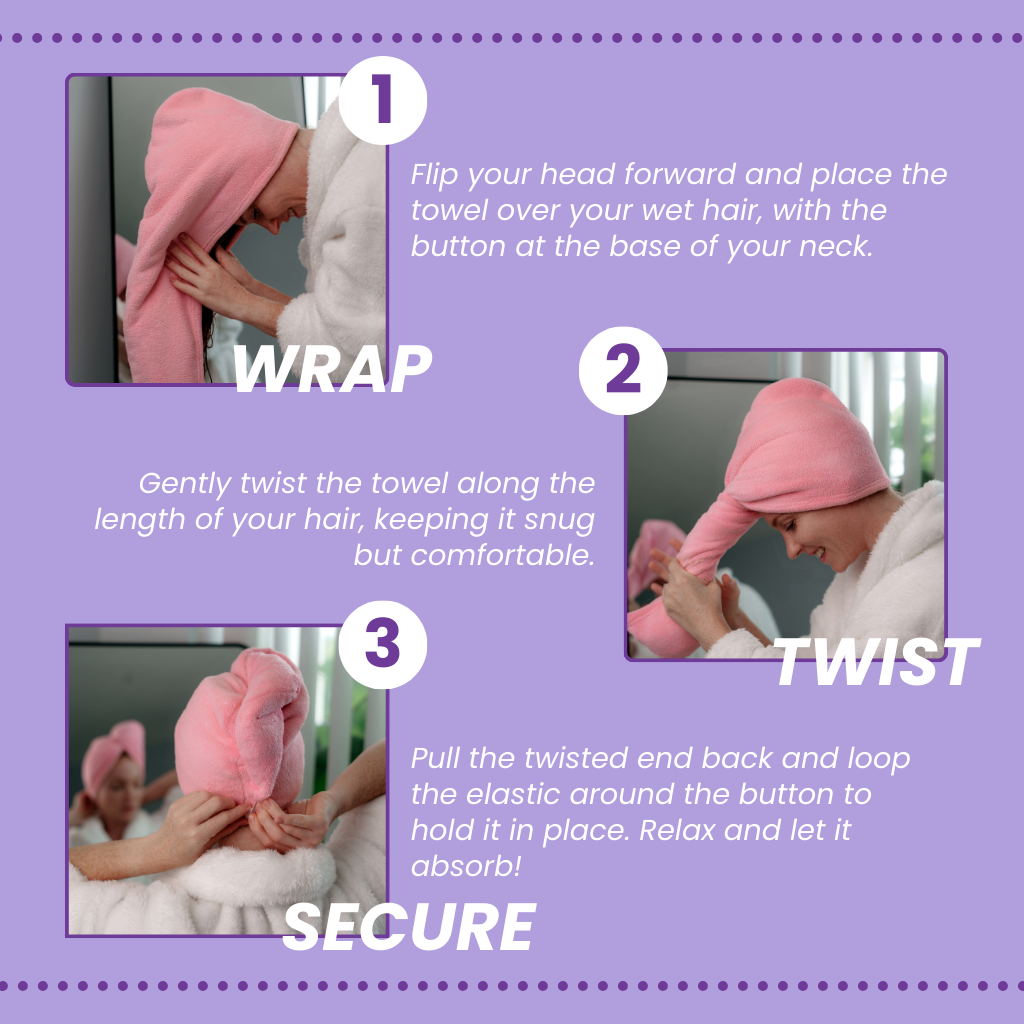 Velanico Hair Towel Wrap