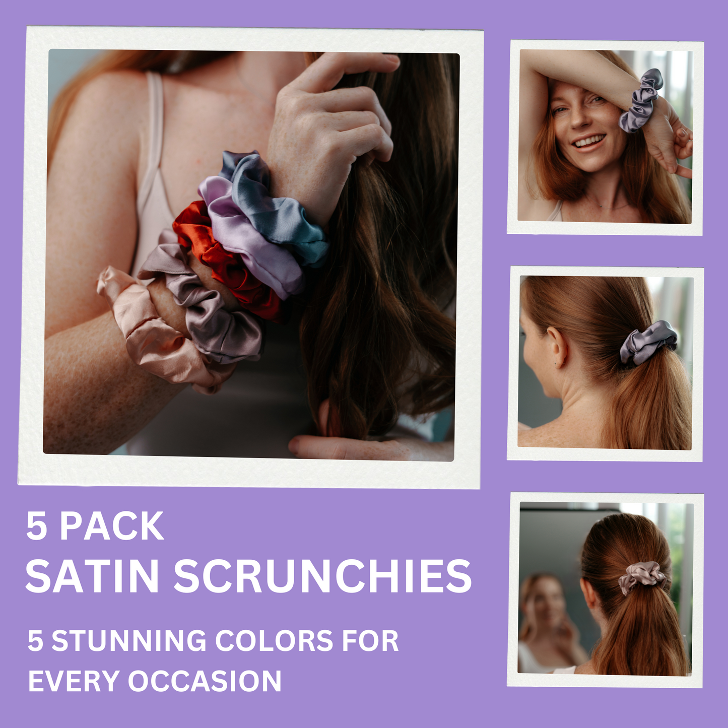 Heatless Curler & Satin Scrunchy Bundle