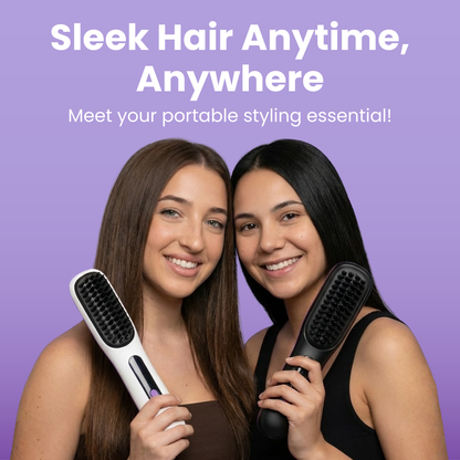 Velanico Portable Straightener Brush - GoBrush 2.0