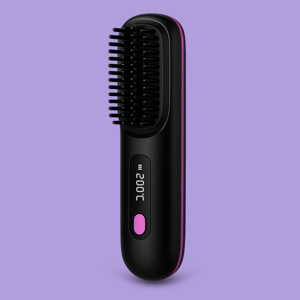Velanico Portable Straightener Brush - GoBrush 2.0