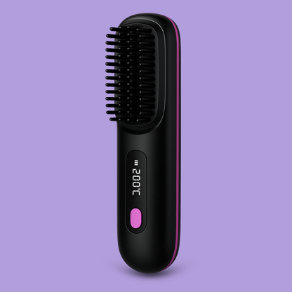 Velanico Portable Straightener Brush - GoBrush 2.0