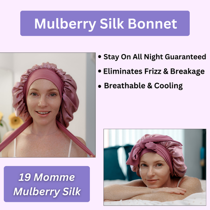 Silk Bonnet Hair Health Bundle (3 FREE Gifts)