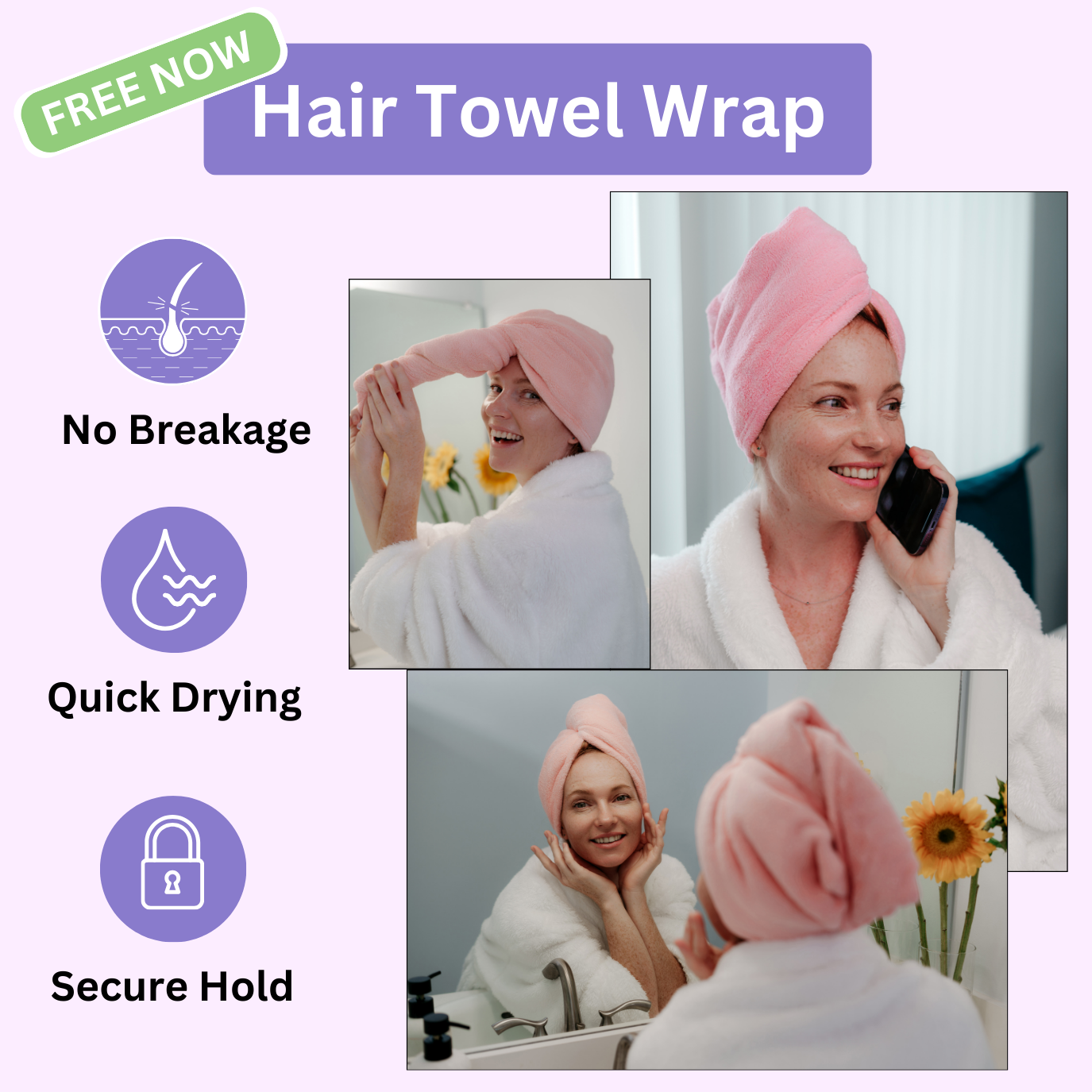 Silk Bonnet Hair Health Bundle (3 FREE Gifts)