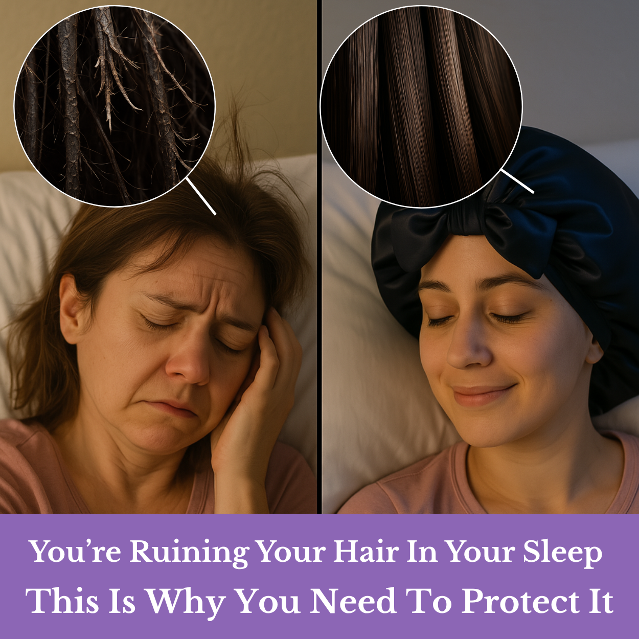 All-Night Silk Bonnet (19mm Mulberry Silk)