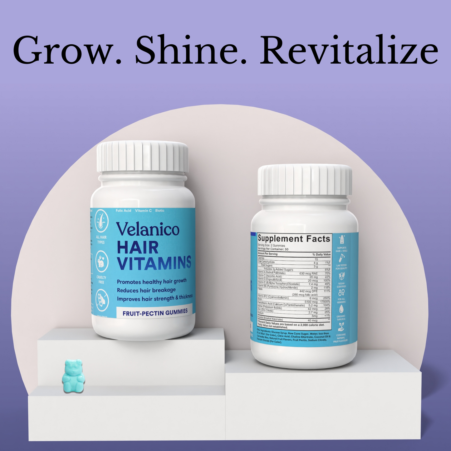 Velanico Hair Vitamin Gummies