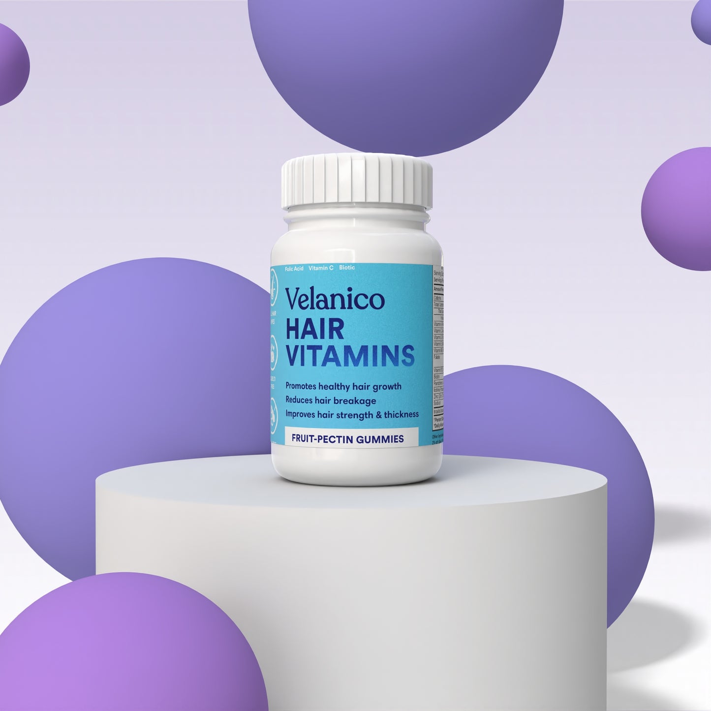 Velanico Hair Vitamin Gummies