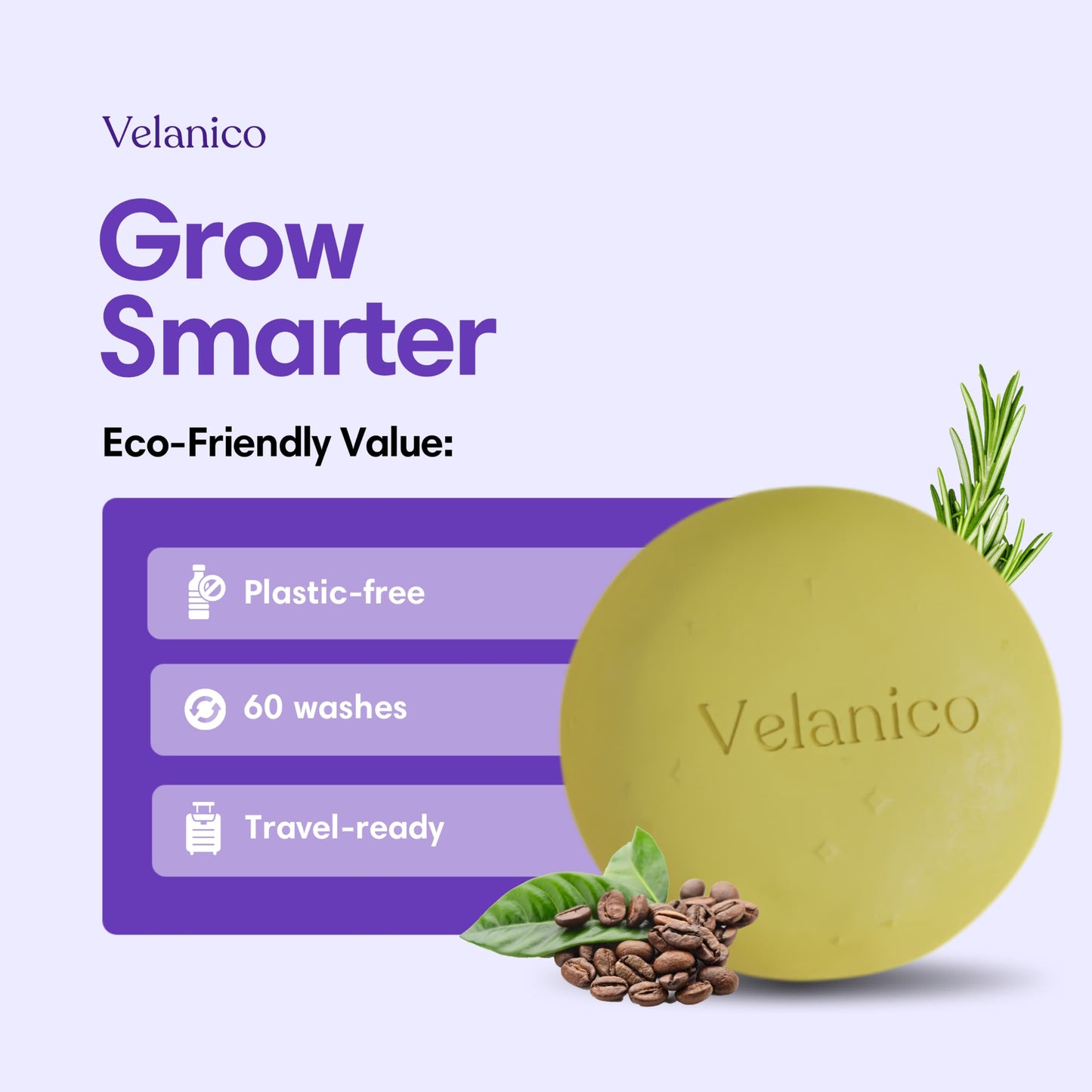 Velanico Growth Shampoo Bar