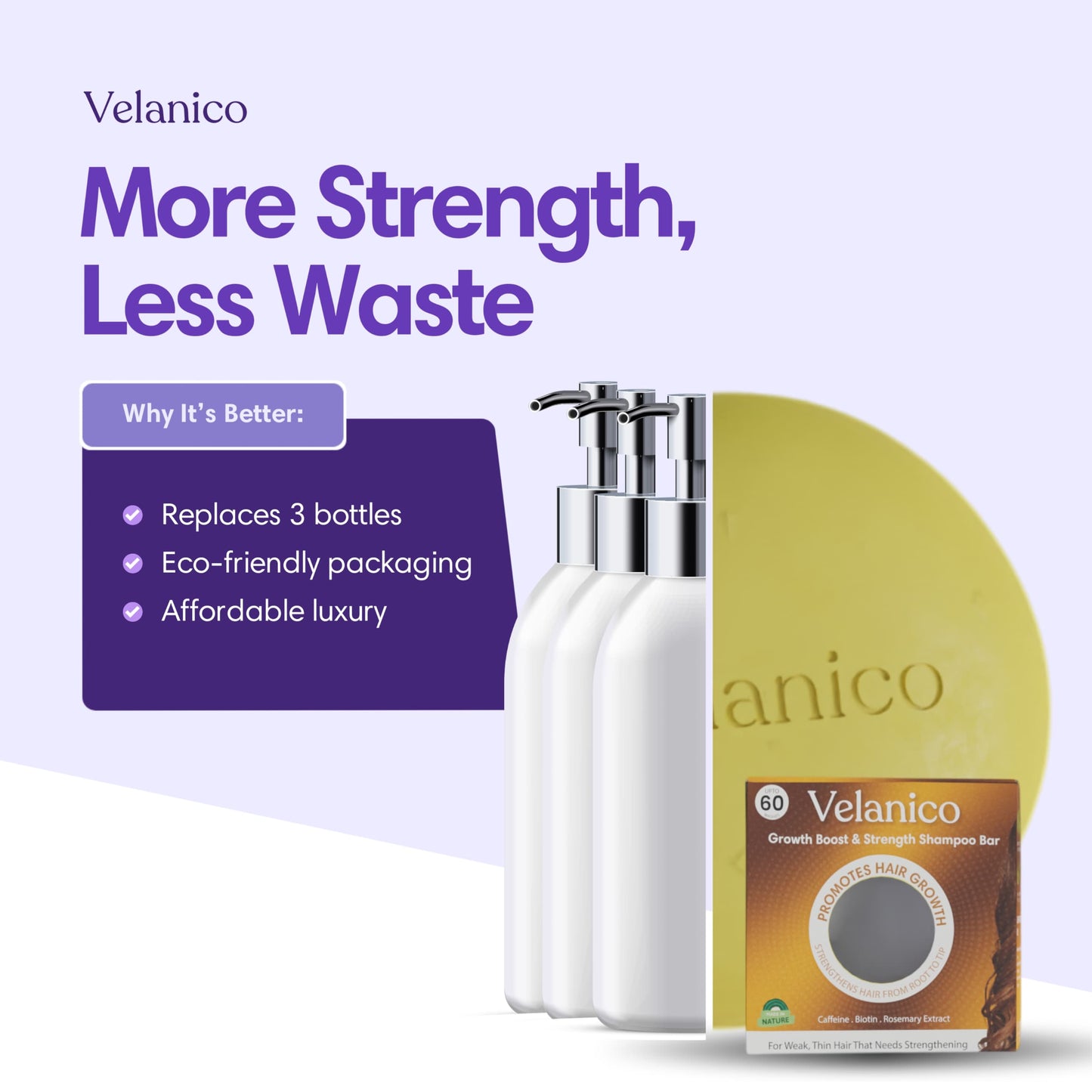 Velanico Growth Shampoo Bar