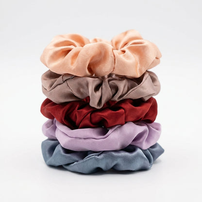 Silk Scrunchie - 5 Pack