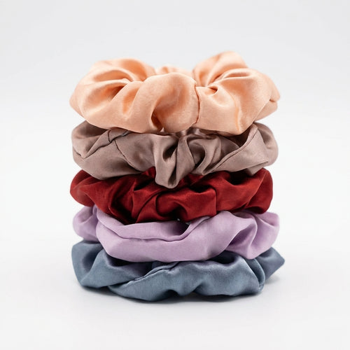 Silk Scrunchie - 5 Pack
