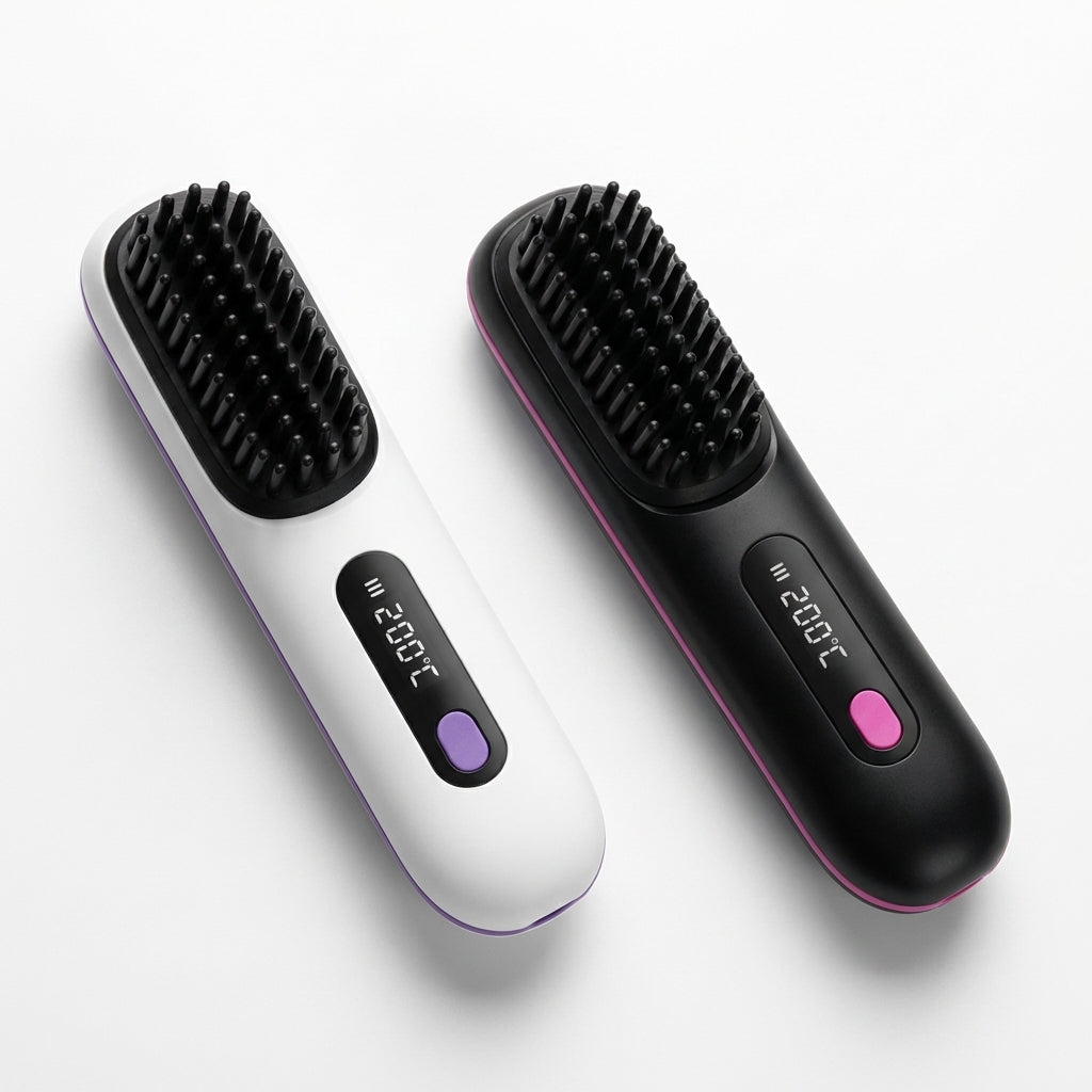 Velanico Portable Straightener Brush - GoBrush 2.0