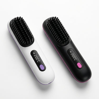 Velanico Portable Straightener Brush - GoBrush 2.0